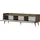 WFL GROUP Arysa TV-Lowboard 150 cm Braun Stahl/MDF/Holzwerkstoff
