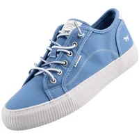 Mustang Damen Canvas Sneaker Blau - Blau