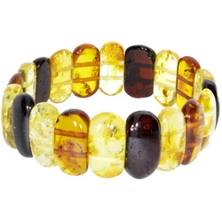 Armband OSTSEE-SCHMUCK "Ostsee-Schmuck Armband Tira Armband Tira", braun, Armbänder, Damen, 19cm, Bernstein