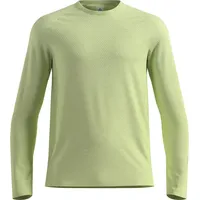 Odlo crew neck l/s ESSENTIA, shadow lime melange, M