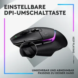 Logitech G502 X Plus Gaming Maus Schwarz