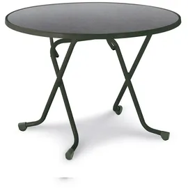BEST Freizeitmöbel Primo Klapptisch Ø 100 x 70 cm anthrazit