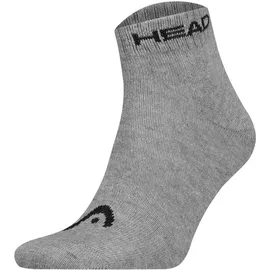 Head Socken Elements All Sport Quarter 3er Pack Grau 39-42