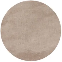 KADIMA DESIGN Teppich Wohnzimmer Einfarbig Pflegeleicht Waschbar Schlafzimmer OEKO-TEX Rund, 200x200 cm, Schadstoffgeprüft – LECH von Kadima Design