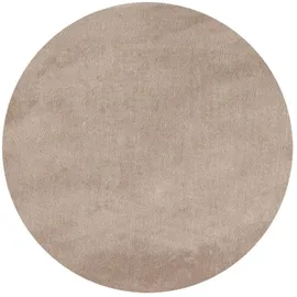 KADIMA DESIGN Teppich Wohnzimmer Einfarbig Pflegeleicht Waschbar Schlafzimmer OEKO-TEX Rund, 200x200 cm, Schadstoffgeprüft – LECH von Kadima Design