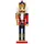 SIKORA NK-D aufwändig gestaltete Deko Nussknacker Figur aus Holz, Farbe/Modell:D03 rot/blau - KÖNIG, Höhe in cm:Höhe ca. 36 cm