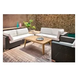 Garland Lounge Beistelltisch Havanna Teak Holz Gartentisch Kaffeetisch