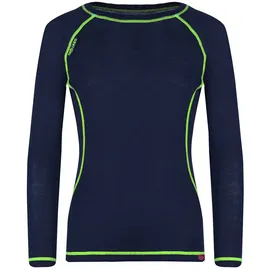TROLLKIDS Merino Funktionsunterwäsche-set - Navy / Viper Green - 176 cm