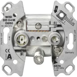 Wisi Multimedia-Stichdose, 5 dB 3-Loch, KDG zert. DD04M0650