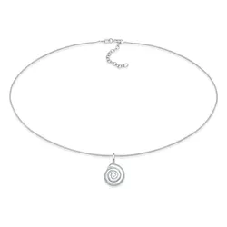 Elli Choker »Halskette Choker Muschel Ozean 925 Silber« Elli Silber 36
