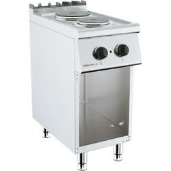 Elektroherd - 2 Platten + inklusiv Unterbau - 4,1 kW