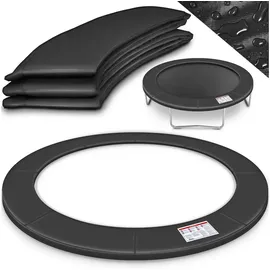 KIDUKU Trampolin Randabdeckung Anthrazit Ø366 Cm Federabdeckung Reißfest Randschutz - Kiduku