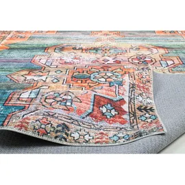 Gino Falcone Adara GF 091« rechteckig 3 mm Höhe Flachgewebe, Orient-Optik, Vintage Design, waschbar