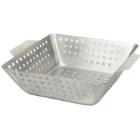 Primaster Grillkorb Edelstahl 26 x 22 x 7 cm