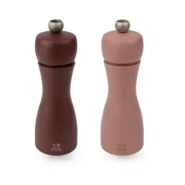Peugeot Tahiti Salz-/ Pfeffermühle Duo Set 15 cm kakao/hazel