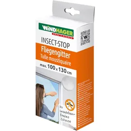 WINDHAGER Fliegengitter 100 x 130 cm Weiß