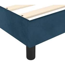 vidaXL Boxspringbettgestell 200 x 200 cm Dunkelblau