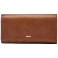 Fossil Logan Flap Clutch braun