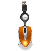 Verbatim Go Mini Optical Travel Mouse orange (49023)