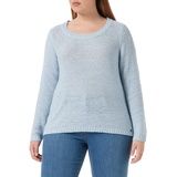 ONLY Damen Pullover Onlgeena Xo L/S KNT Noos Pullover,Blau (Cashmere Blue),38 (Herstellergröße: M)