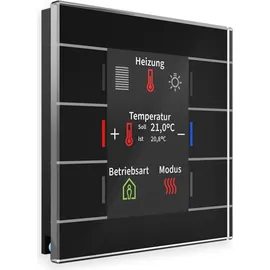MDT Glastaster II Smart mit Farbdisplay und Temperatursensor schwarz
