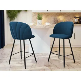 Mirjan24 Barhocker K99 H 51 x 105 x 51 cm Blau