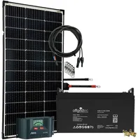 Offgridtec BIG-L monokristallin 130 W inkl. 122Ah 12V Komplettsystem