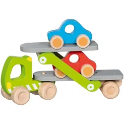 goki Autotransporter mit klappbarer Ladefläche, inkl. 2 Autos