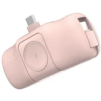 Wozinsky Mini-Powerbank mit integriertem USB-C-Kabel und Apple Watch Ladegerät