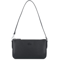 Lacoste Chantaco Schultertasche Leder 23 cm noir