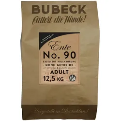 Bubeck Nr. 90 Adult Entenfleisch mit Kartoffel Hundetrockenfutter 12,5 Kilogramm