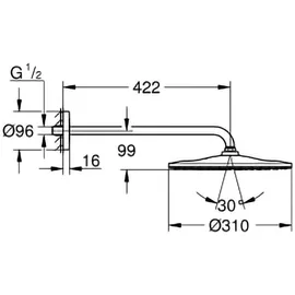 Grohe Rainshower Mono 310 26558000