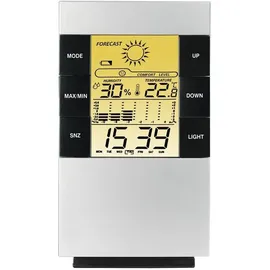 Hama LCD-Thermo-/Hygrometer TH-200 00186379 (schwarz/silber) Thermometer-Hygrometer