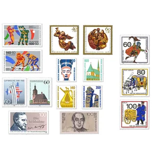 Briefmarken-Jahrgangssatz Berlin 1989, postfrisch