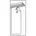 VISION S Schmidt Schiebewand Rom 4er-Set Polyester Grau 60 x 260 cm