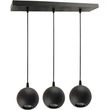enovalite GLOBE 3-flg. Ø10 cm rund schwarz