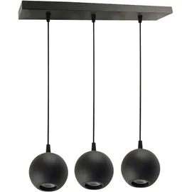 enovalite GLOBE 3-flg. Ø10 cm rund schwarz