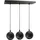 enovalite GLOBE 3-flg. Ø10 cm rund schwarz