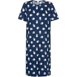 MEY Scribbled Dots Nachthemd Blau 38