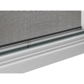 hecht International Fliegengitter mit Aluminiumrahmen 150 x 160 cm Weiß