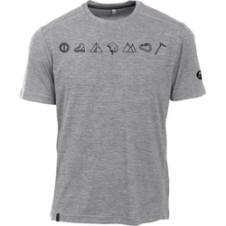 MAUL Sport Grinberg Fresh - 1/2 T-shirt mit Print anthra (07) 58