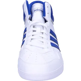 adidas Hoops 4.0 Mid Cloud White / Team Royal Blue / Grey Two 44