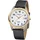 REGENT Herren-Armbanduhr Leder 36 mm URF687