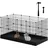 EUGAD Freilaufgehege 140 x 71 x 71 cm schwarz