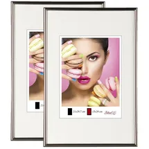 Ideal Trend Bilderrahmen grau 10x15 cm 2er Set