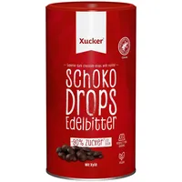 Xucker Schokodrops Edelbitter mit finnischem Xylit (750g)