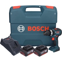 Bosch GSB 18V-55 Professional Akku Schlagbohrschrauber 18 V 55 Nm Brushless (0615990L7C) + 2x Akku 4,0 Ah + Ladegerät + Koffer