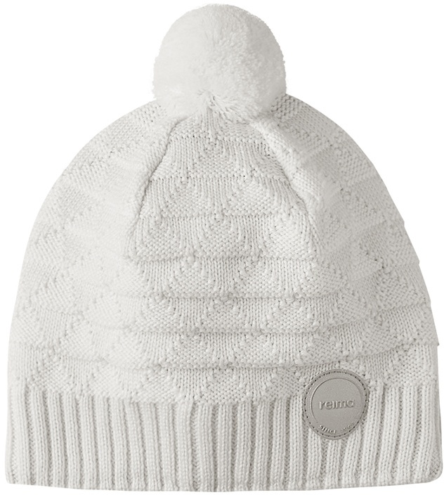 Reima - Woll-Mütze LONGEVITY mit Wolle in white, Gr.48-50