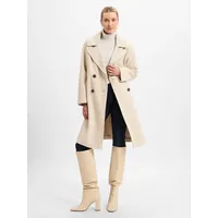 Fuchs Schmitt Wollmantel in Creme - 36