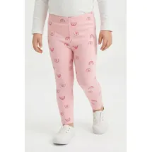 happy girls Leggings Pink/Lila/Rosa/Weiß 110